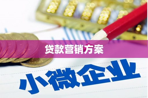 盐山贷款营销方案