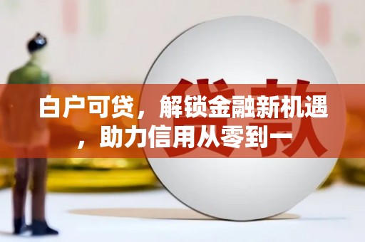 新河白户可贷，解锁金融新机遇，助力信用从零到一