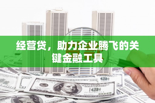 曲江经营贷，助力企业腾飞的关键金融工具