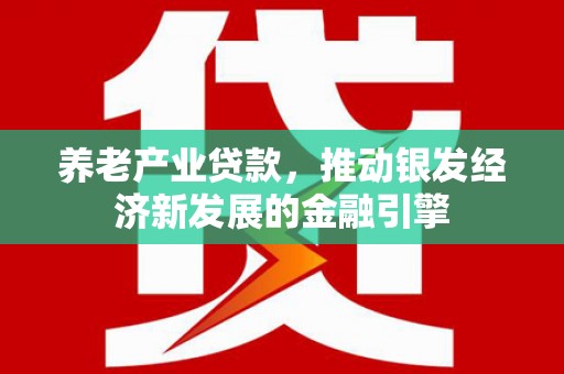 平南养老产业贷款，推动银发经济新发展的金融引擎