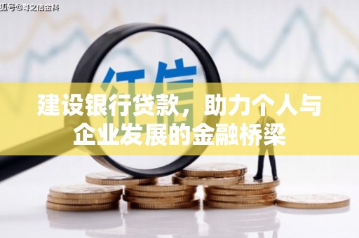 界首建设银行贷款，助力个人与企业发展的金融桥梁