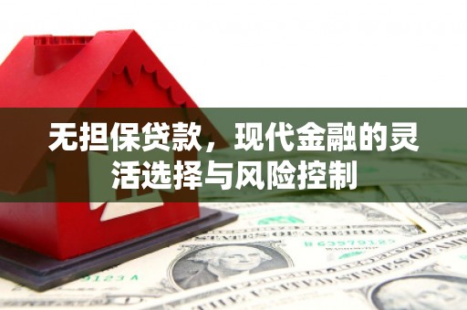 大堂无担保贷款，现代金融的灵活选择与风险控制