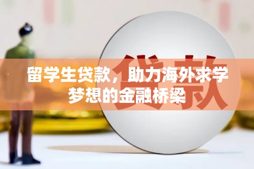 湖内留学生贷款，助力海外求学梦想的金融桥梁