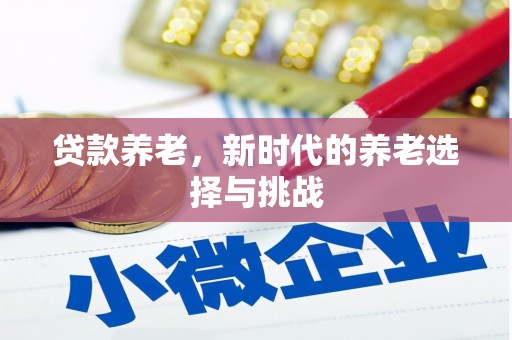 中西区贷款养老，新时代的养老选择与挑战