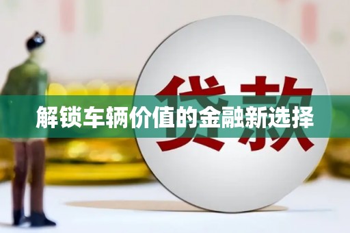 龙江解锁车辆价值的金融新选择