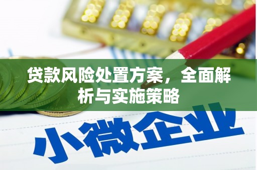 秭归贷款风险处置方案，全面解析与实施策略