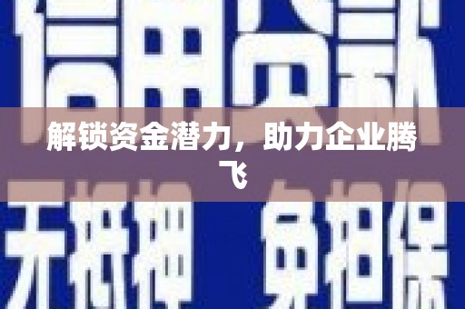 康保解锁资金潜力，助力企业腾飞